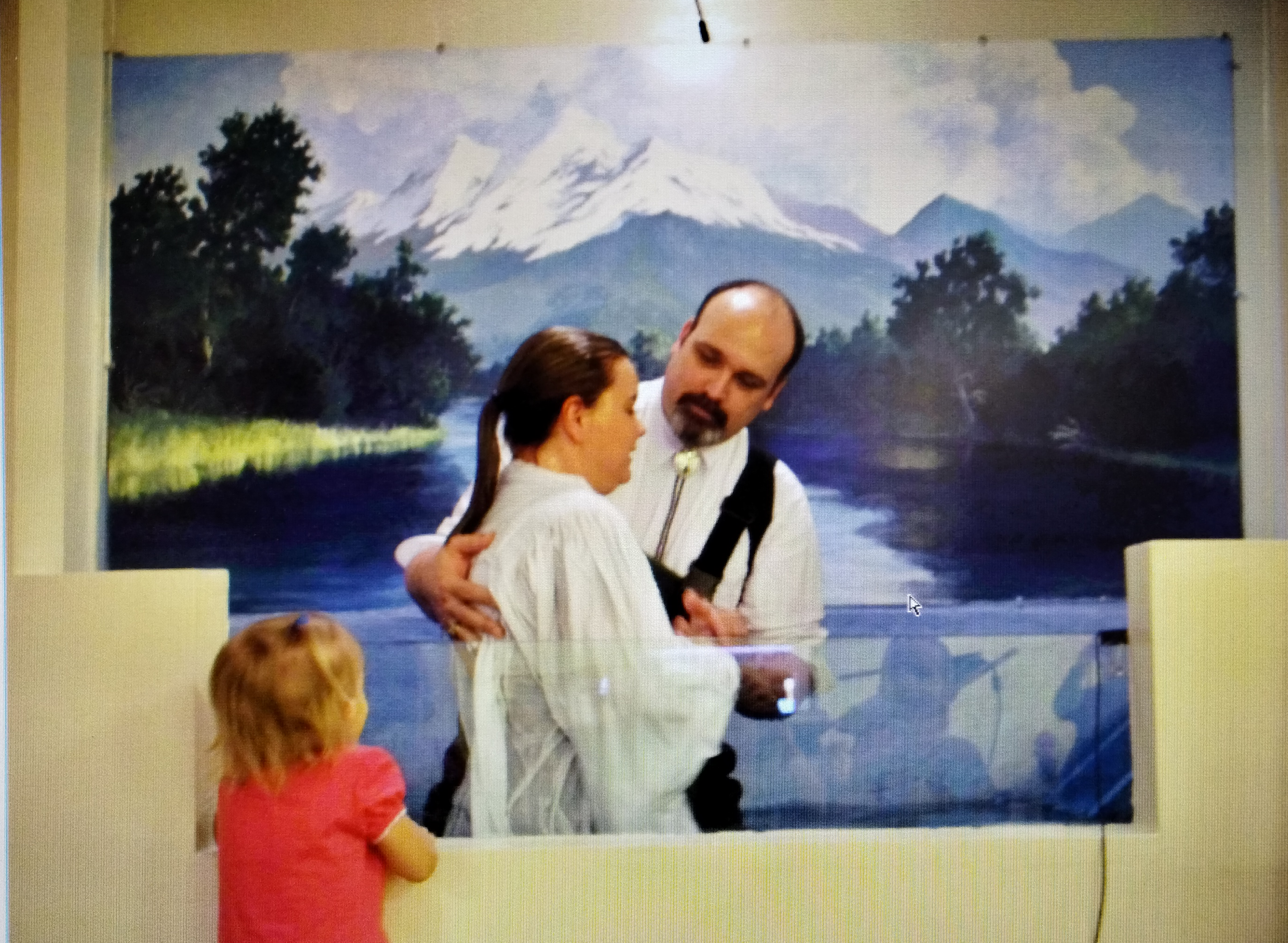 Baptize in the name of The Father, The Son and the Holy Ghost!